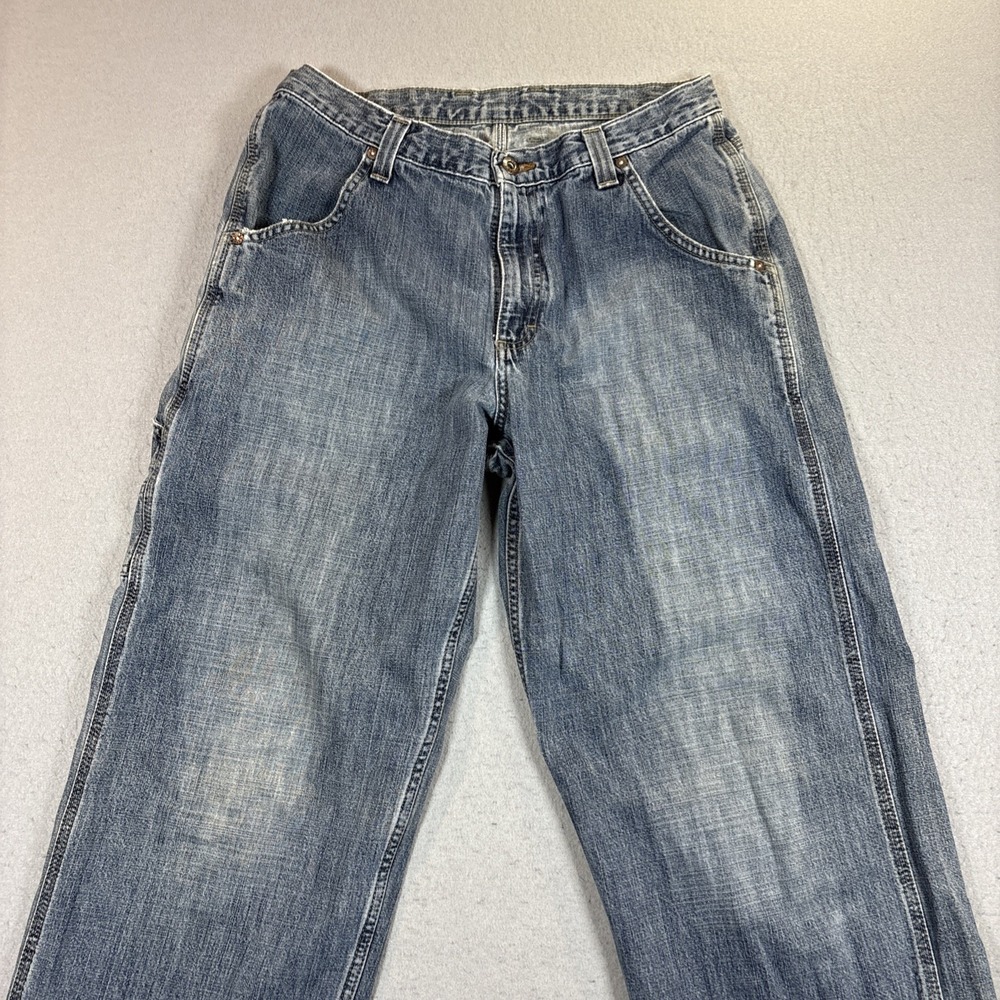 Vintage Lee Dungarees Carpenter  Baggy Jean Mens Size 32x34 Blue Denim 90s Y2K‎